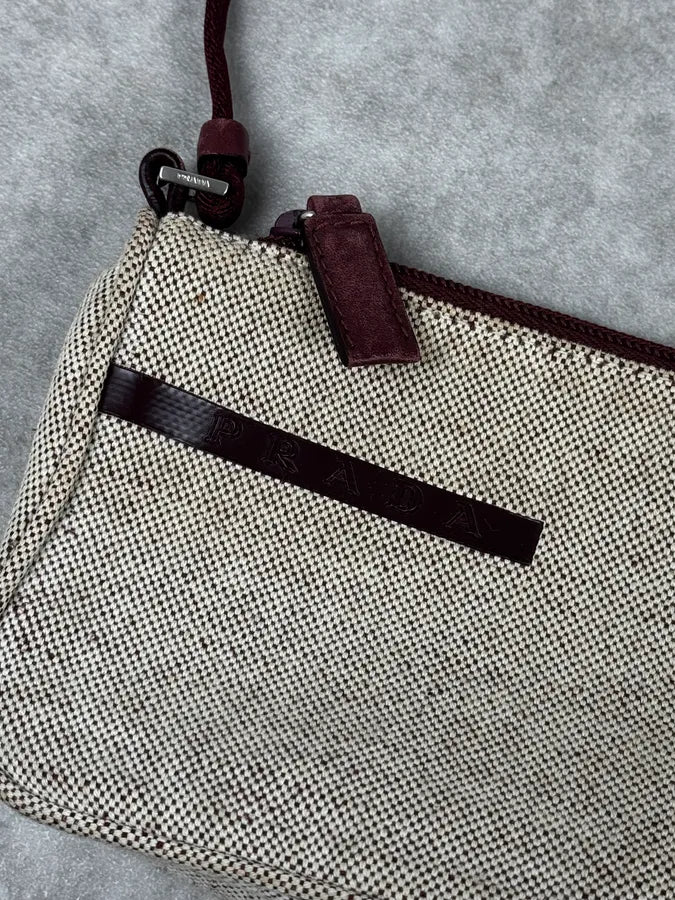 SS1999 Prada Beige Canvas Bag lHTFQjy 5