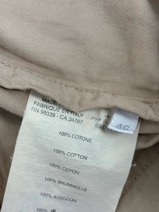 2000s Prada Beige Classy Chinos Pants nthNruG 11