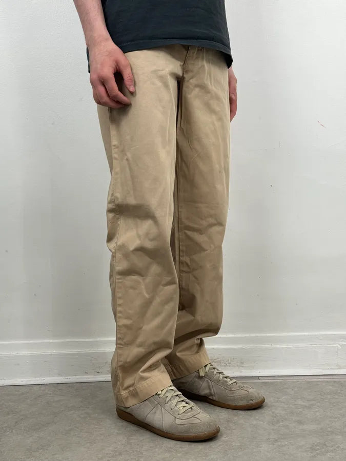2000s Prada Beige Classy Chinos Pants nthNruG 1