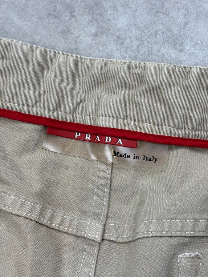 2000s Prada Beige Classy Chinos Pants SSIwrmV 10
