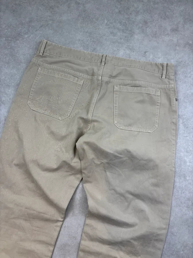 2000s Prada Beige Classy Chinos Pants SSIwrmV 6