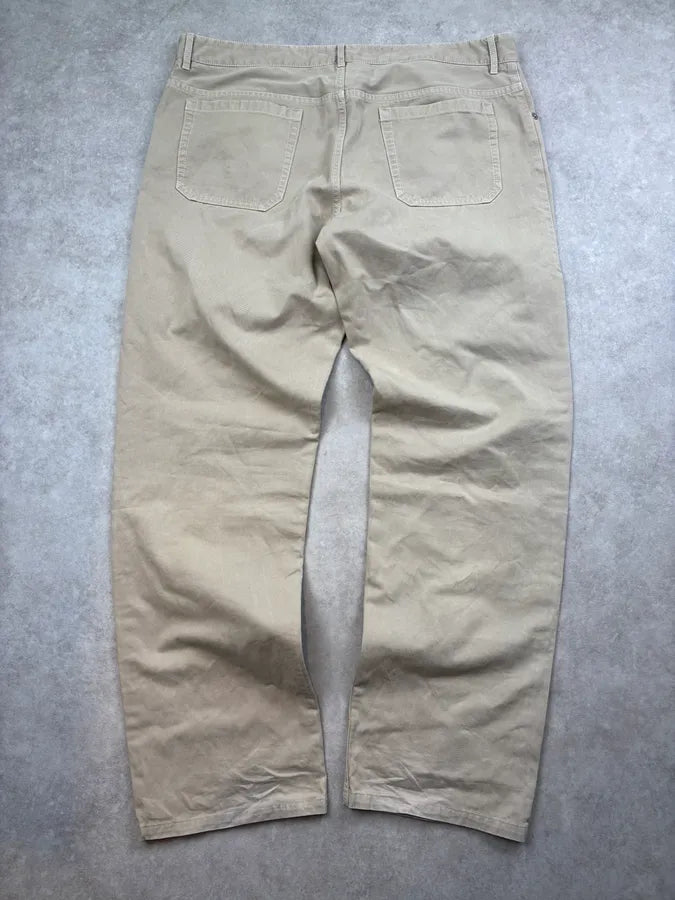 2000s Prada Beige Classy Chinos Pants SSIwrmV 5