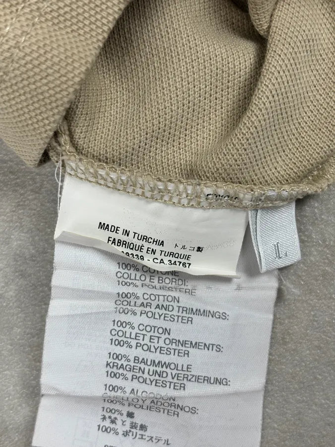 2000s Prada Beige Linea Rossa Contrast Trim Polo FDHRezw 9