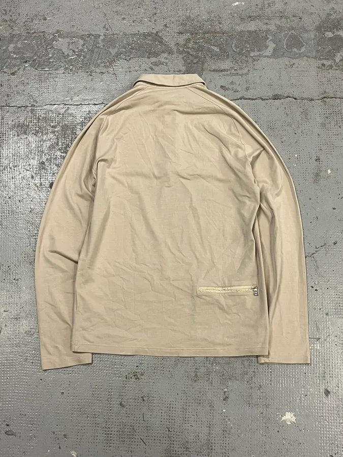 2000s Prada Beige Half-Zip Linea Rosa Sweater JViKQKP 6