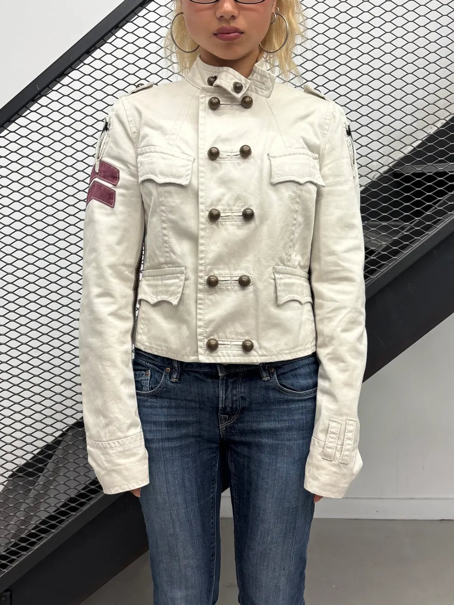 SS2006 Dsquared2 White Buttoned Officer Jacket  wheomhh 0