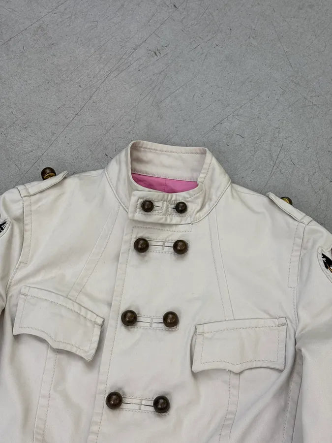 SS2006 Dsquared2 White Buttoned Officer Jacket  wheomhh 3