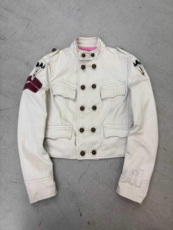 SS2006 Dsquared2 White Buttoned Officer Jacket  wheomhh 2