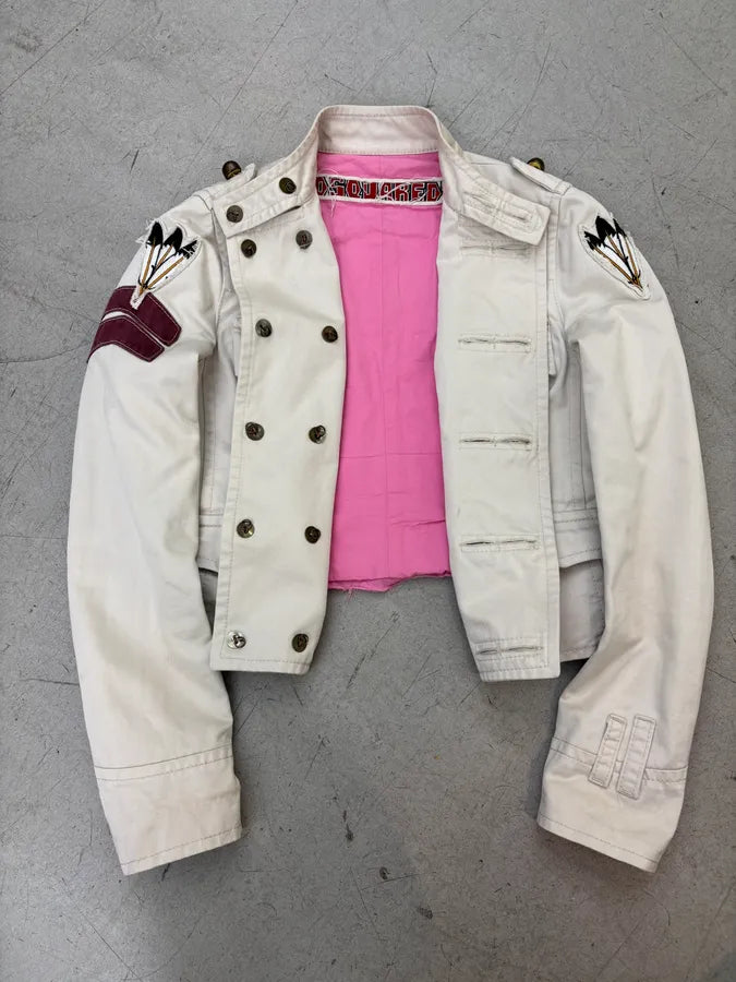 SS2006 Dsquared2 White Buttoned Officer Jacket  wheomhh 6