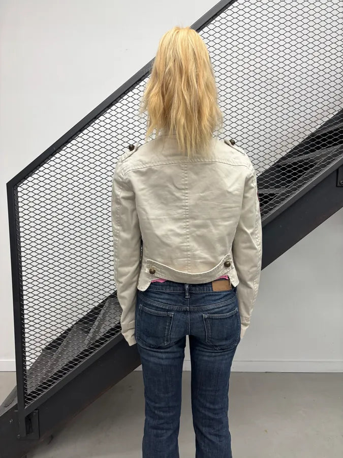 SS2006 Dsquared2 White Buttoned Officer Jacket  wheomhh 1
