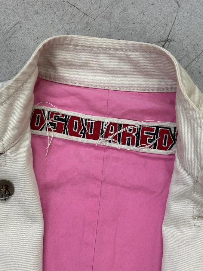 SS2006 Dsquared2 White Buttoned Officer Jacket  wheomhh 11