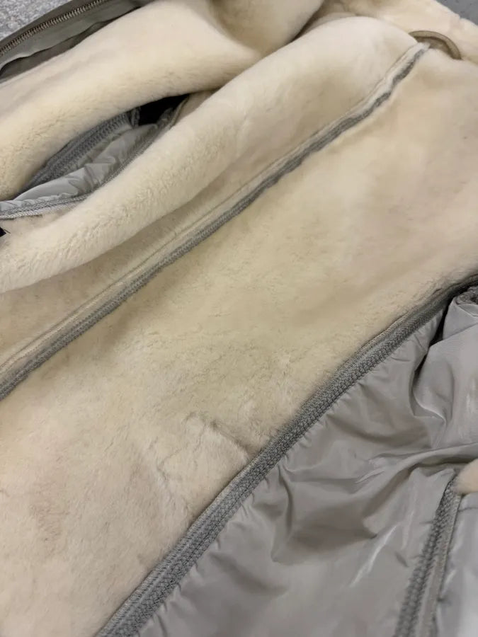 Prada Beige Shearling 2 in 1 Jacket with Vest (XS/S) 11