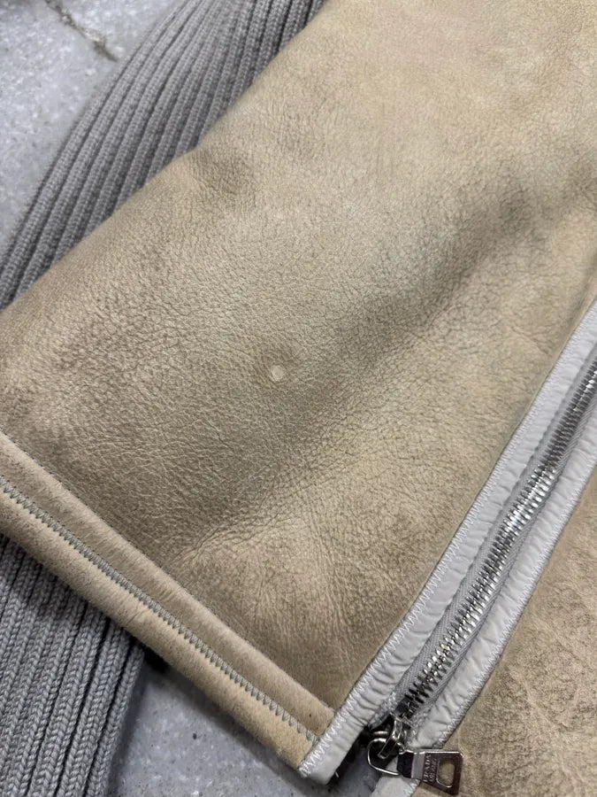 Prada Beige Shearling 2 in 1 Jacket with Vest (XS/S) 12