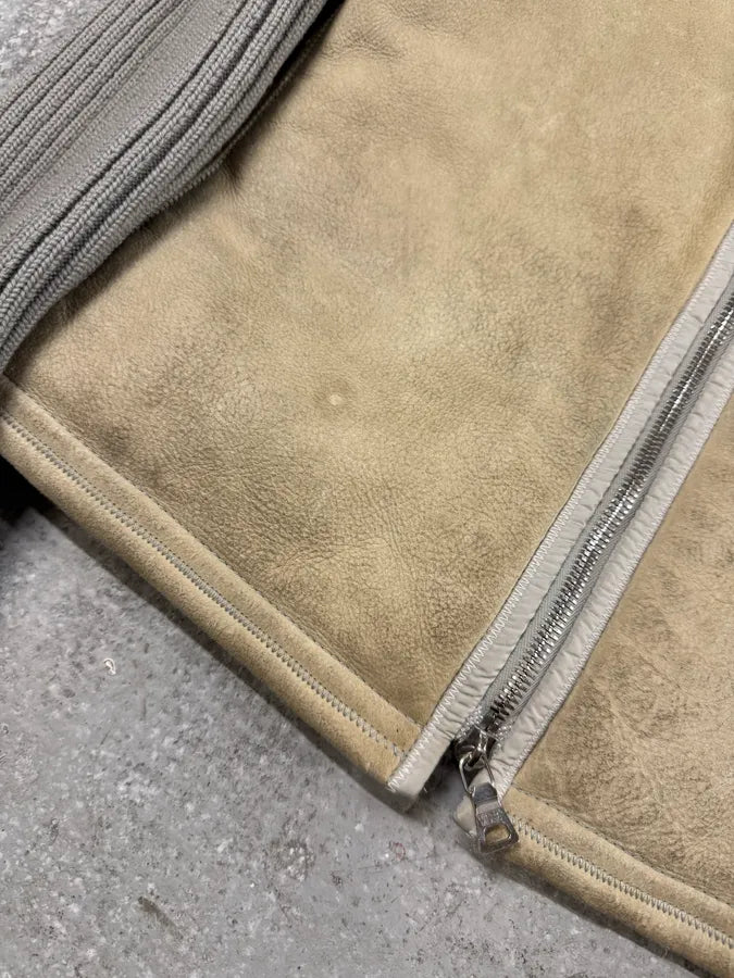 Prada Beige Shearling 2 in 1 Jacket with Vest (XS/S) 7