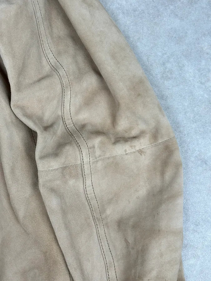 AW2009 Prada Beige Suede Bomber Jacket UoxOlox 7