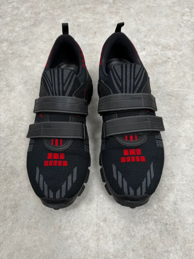 Prada Black & Red Socks Sneakers jrSlvCL 2