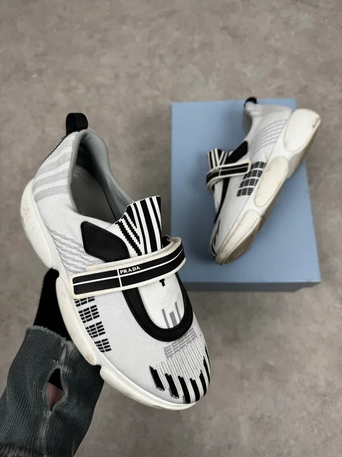 Prada Black & White Cloudbust Sneakers  VAMHbGu 0