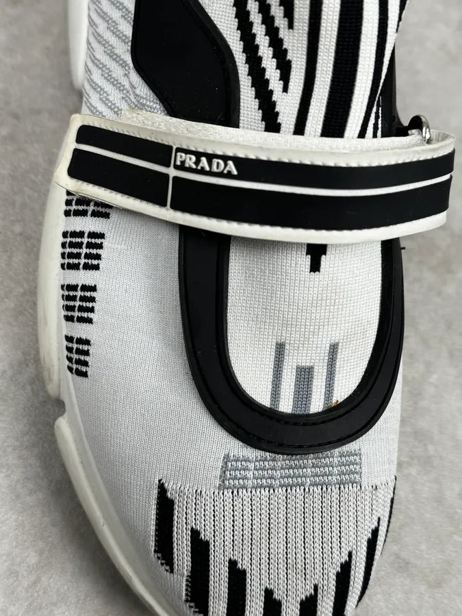 Prada Black & White Cloudbust Sneakers  VAMHbGu 3