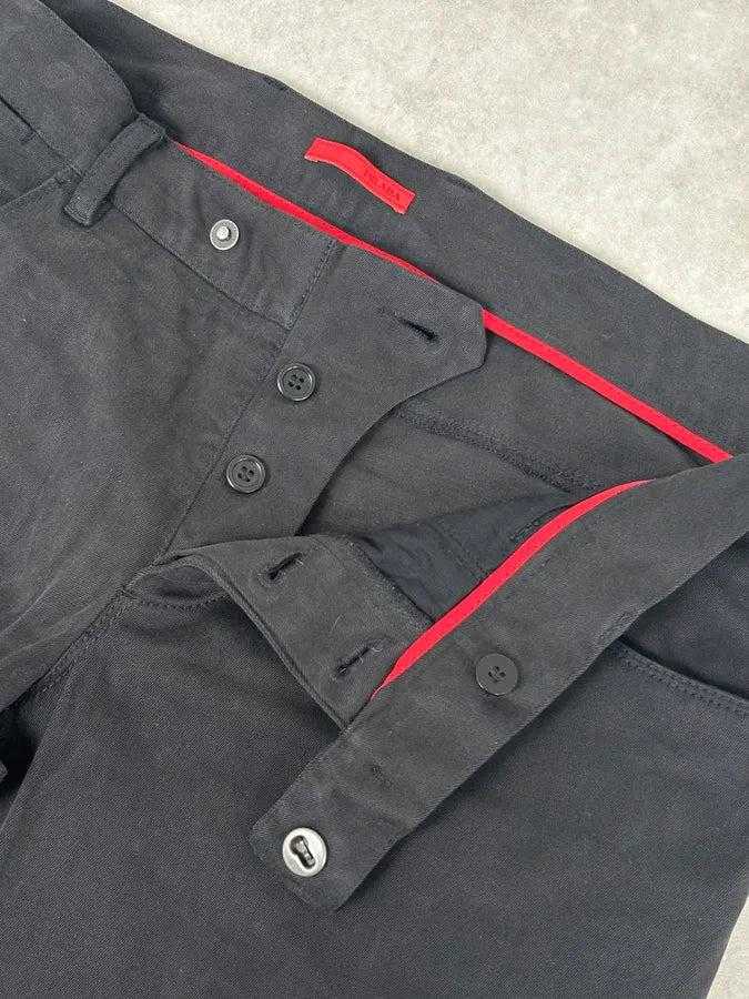 AW2009 Prada Black Classy Pants LDCBxRE 9