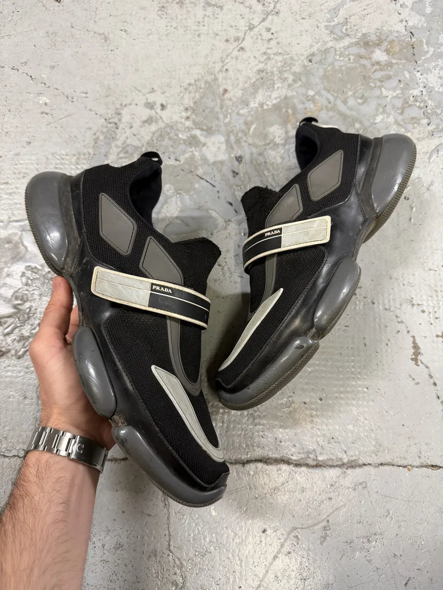 Prada Black Cloudbust Scratches Sneakers oUDwzQw 0
