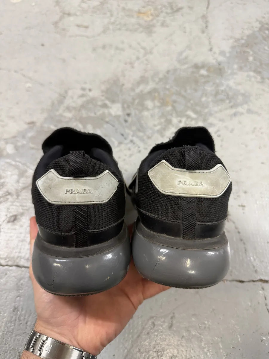 Prada Black Cloudbust Scratches Sneakers oUDwzQw 8
