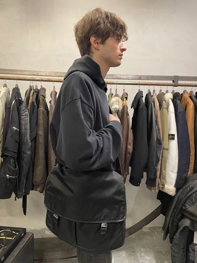 Prada Black Computer Shoulder Bag (OS) 2