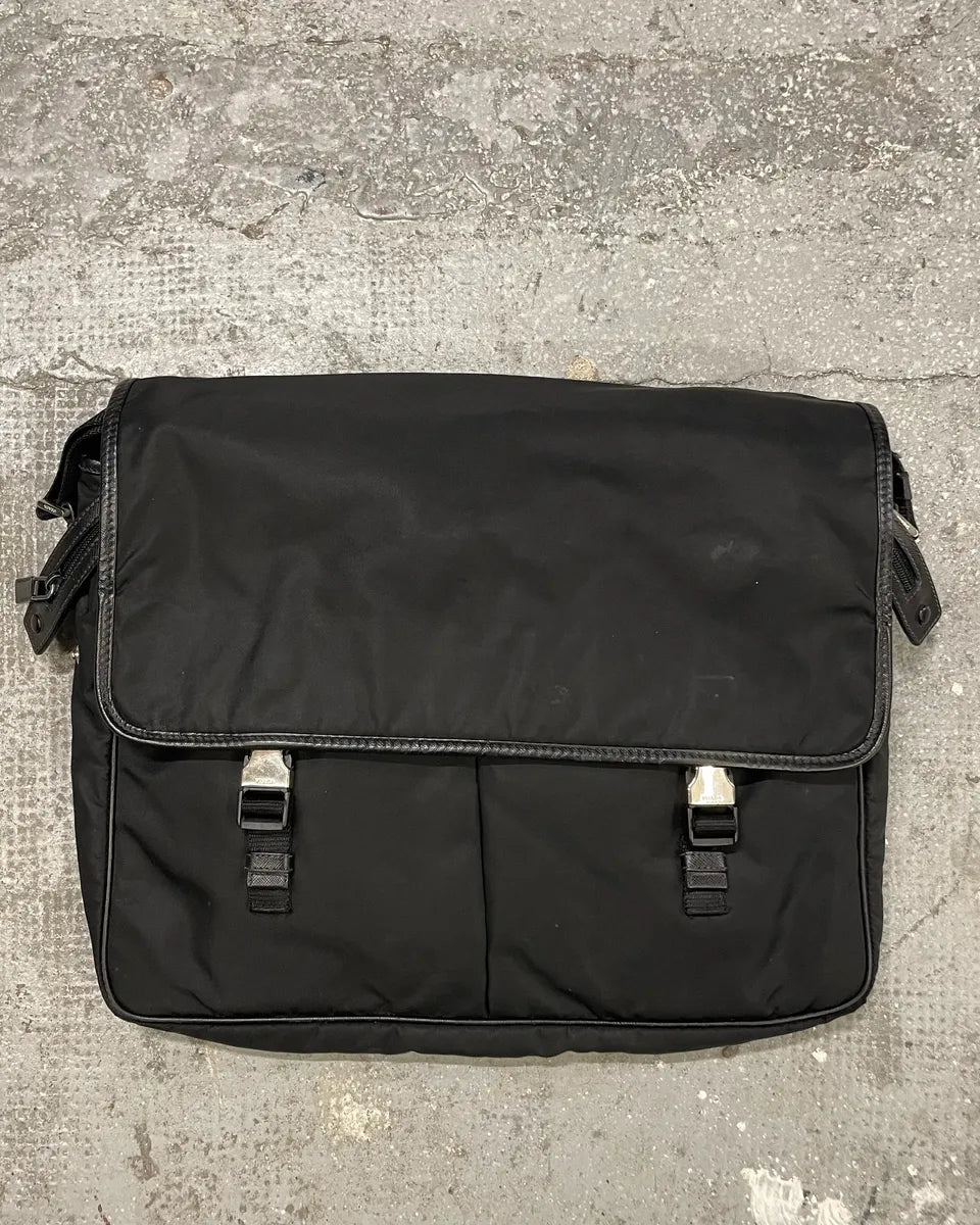 Prada Black Computer Shoulder Bag (OS) 3