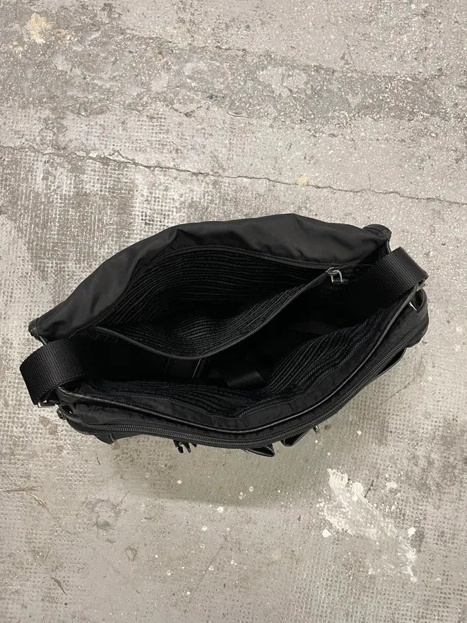 Prada Black Computer Shoulder Bag (OS) 8