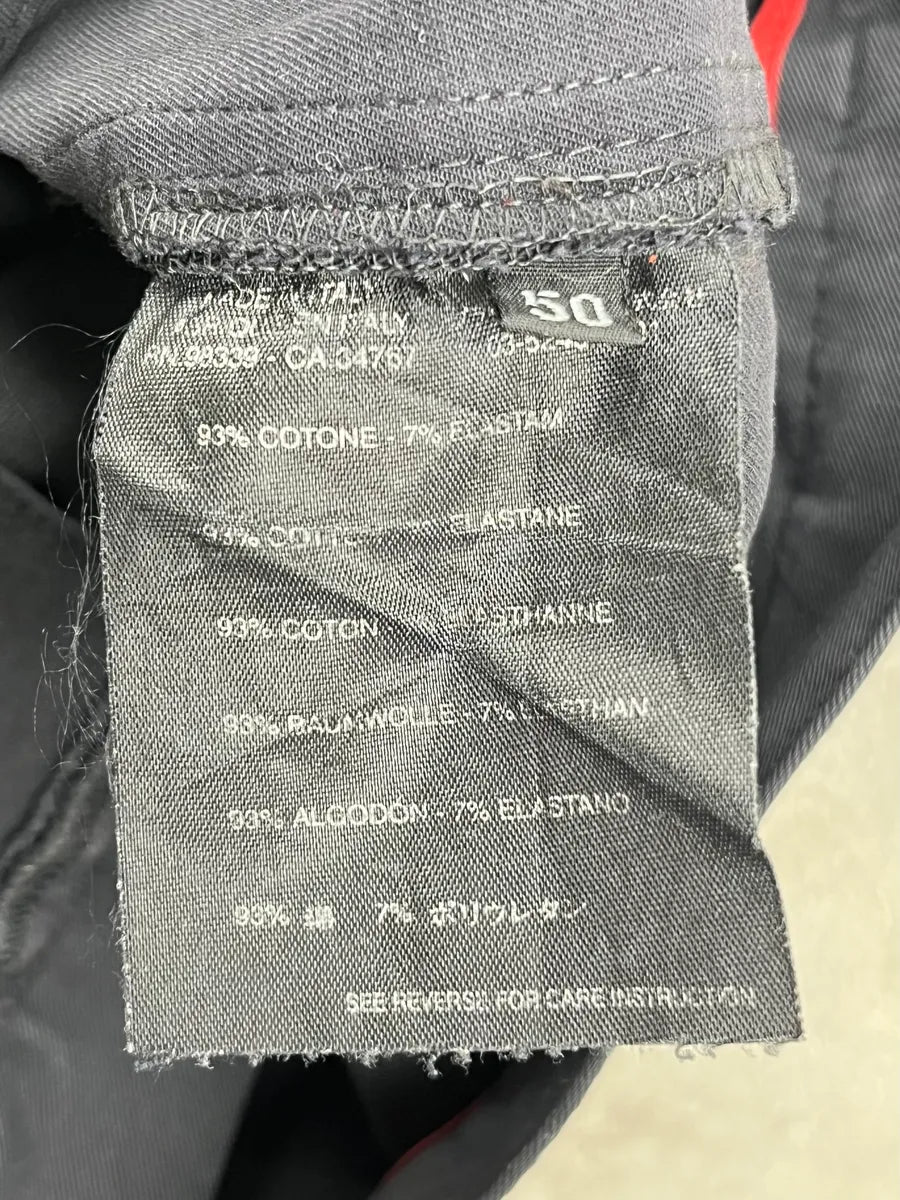 SS2003 Prada Dark Navy Cotton Chino Pants ywhBdpC 9
