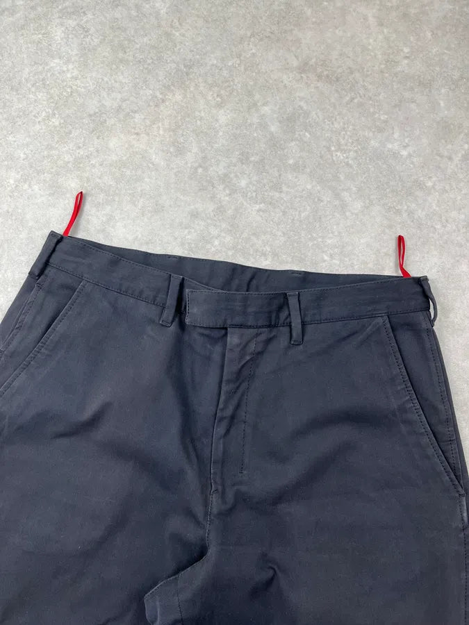SS2003 Prada Dark Navy Cotton Chino Pants ywhBdpC 5