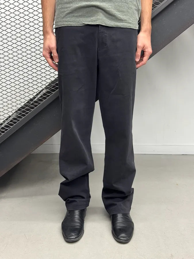 SS2003 Prada Dark Navy Cotton Chino Pants ywhBdpC 0