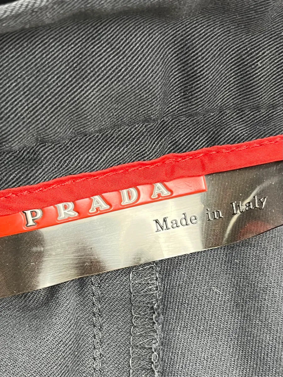 SS2003 Prada Dark Navy Cotton Chino Pants ywhBdpC 10