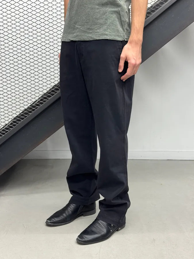 SS2003 Prada Dark Navy Cotton Chino Pants ywhBdpC 2