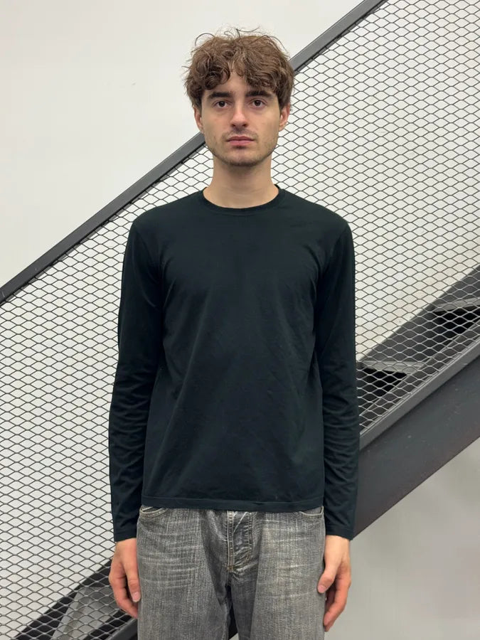 2000s Prada Black Minimalist Cozy Longsleeve FdFzYOd 1
