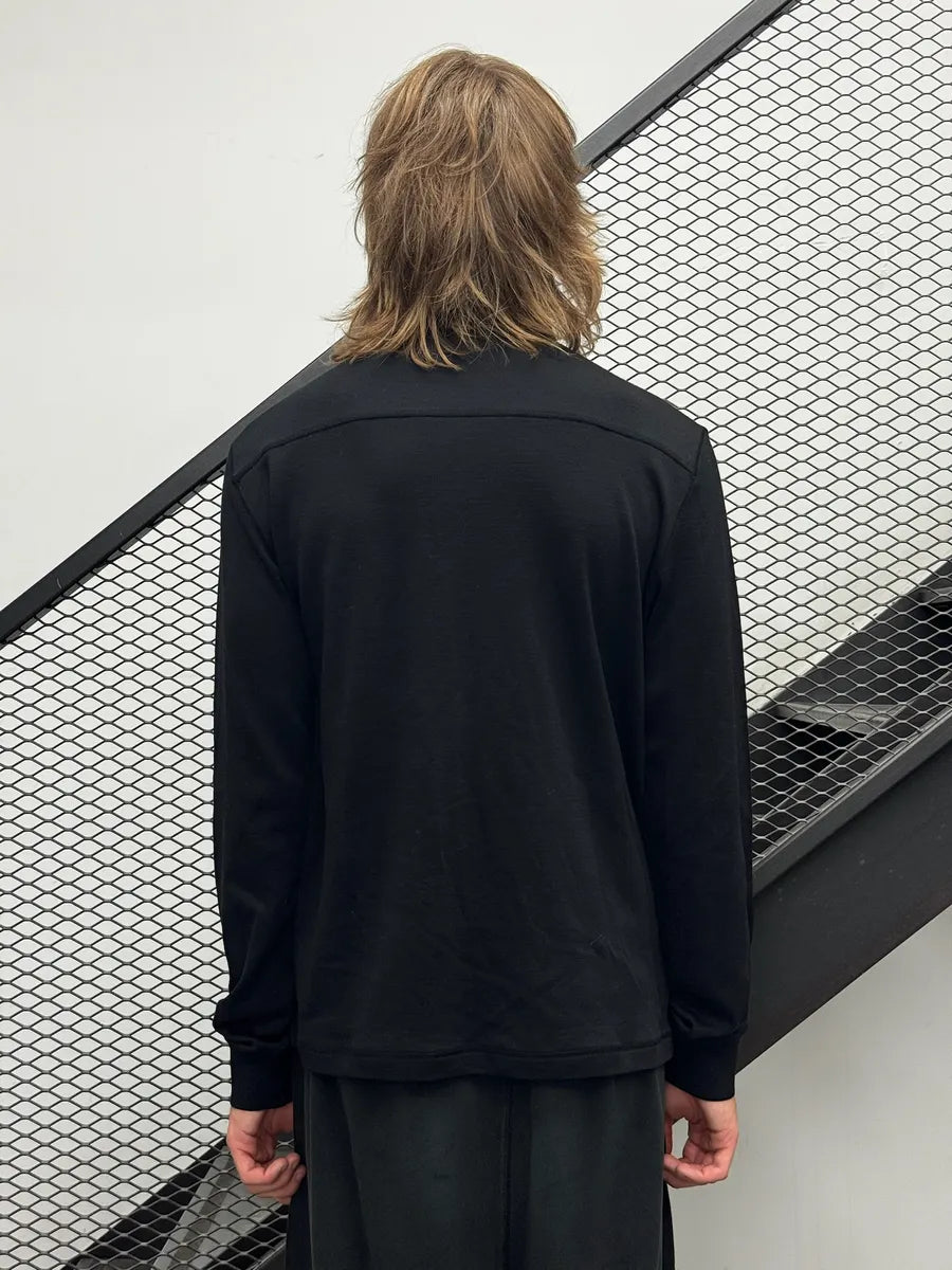 SS2006 Prada Black Longsleeves Polo DCewlqu 2