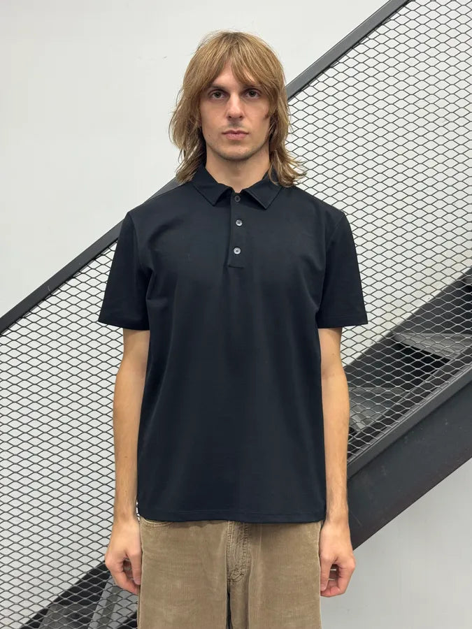 2000s Prada Black Linea Rossa Polo T-Shirt MiXfDCP 0