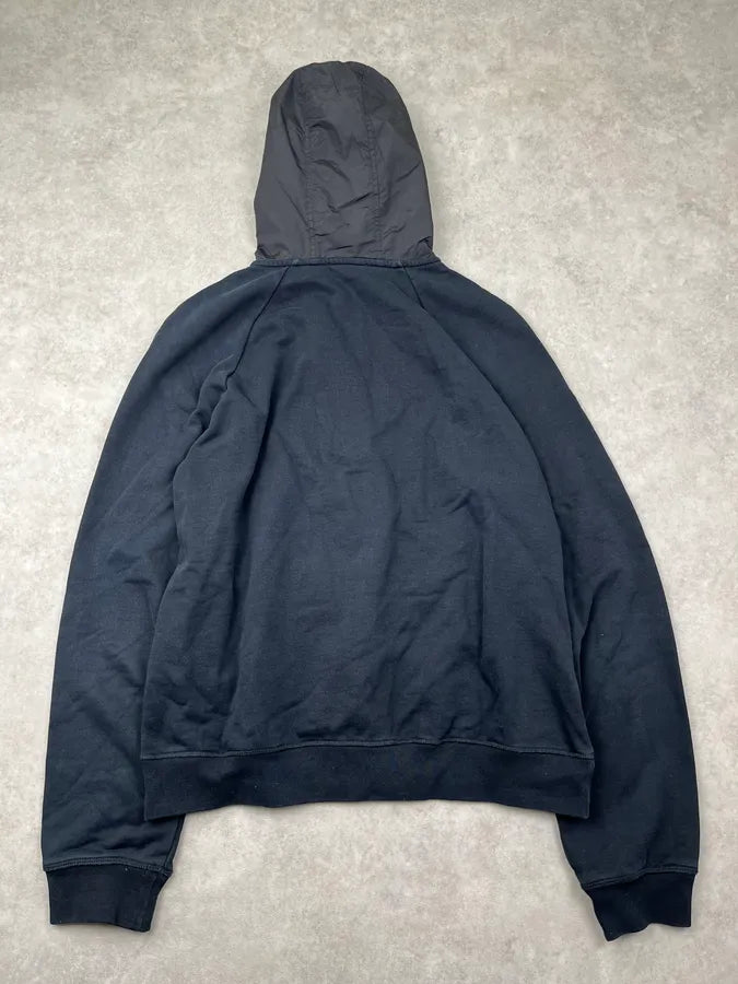 AW2006 Prada Black Linea Rossa Zip-up Hooded Sweater AZafgqw 4