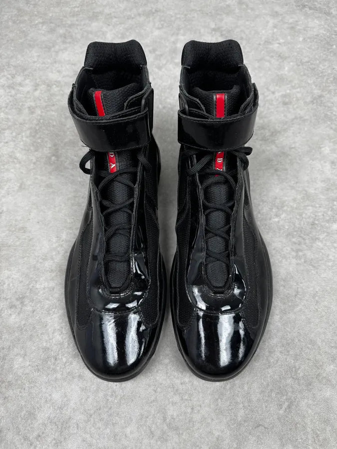 Prada Black High Americas Cup Sneakers rfZWRLa 1