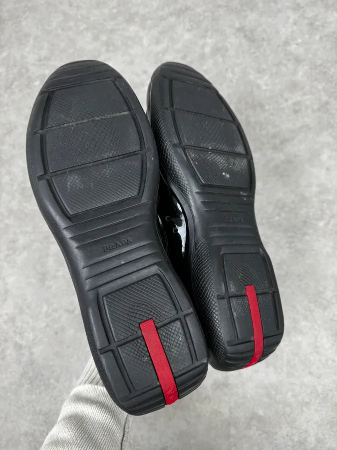 Prada Black High Americas Cup Sneakers rfZWRLa 5