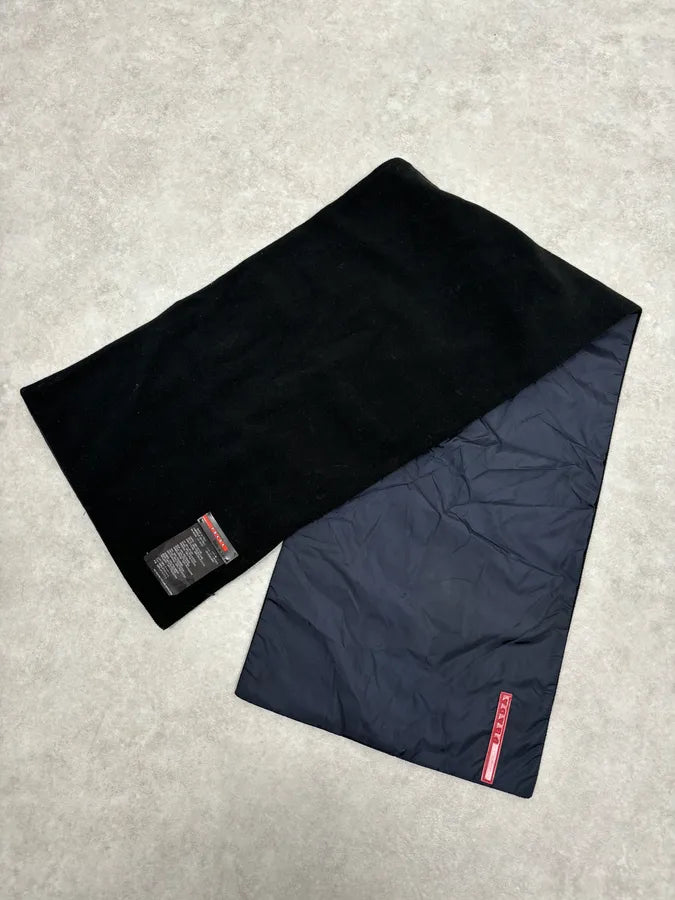 Prada Black Hybrid Nylon Polar Scarf BLsaiQk 3