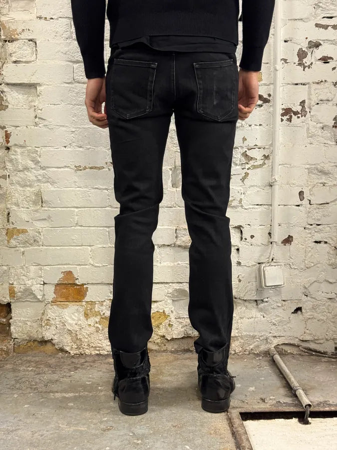 SS2017 Prada Black Jeans Denim Slim Fit  QbpEOYw 3