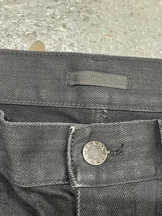 SS2017 Prada Black Jeans Denim Slim Fit  QbpEOYw 8
