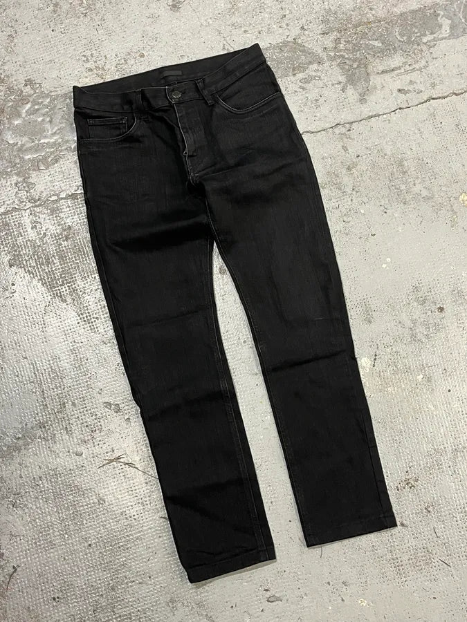 SS2017 Prada Black Jeans Denim Slim Fit  QbpEOYw 4