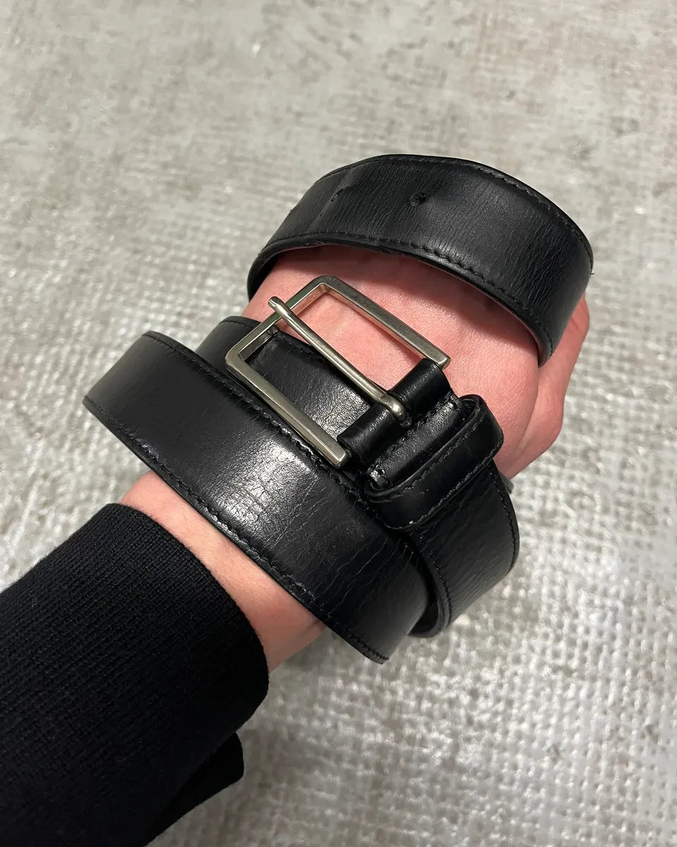 Prada Black Leather Belt (OS) 2
