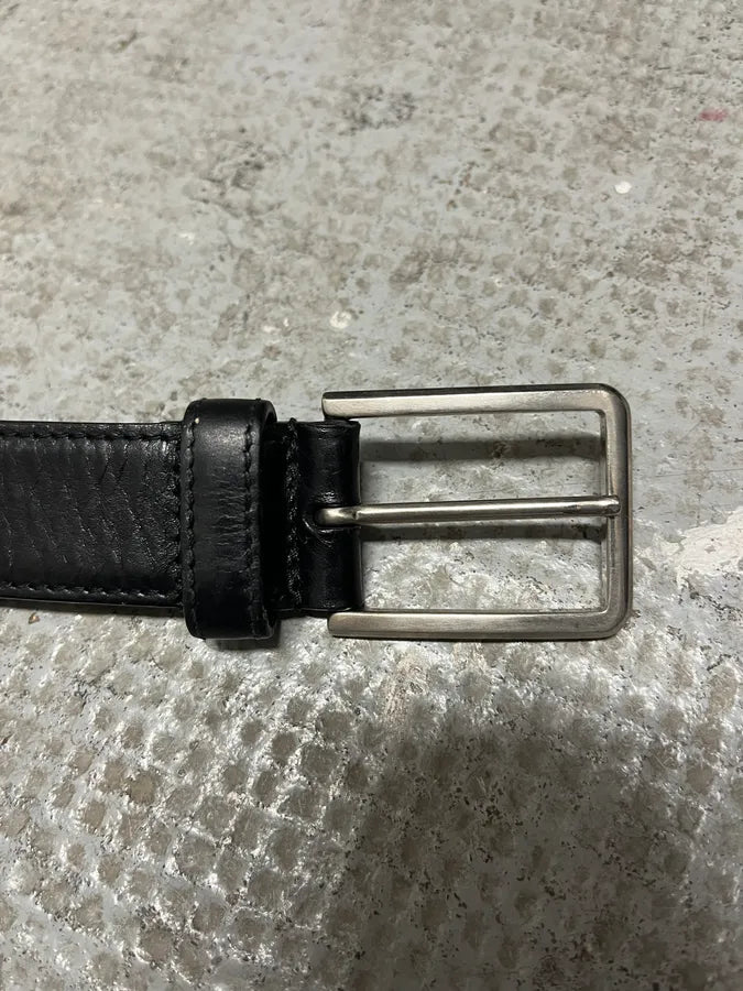 Prada Black Leather Belt (OS) 6