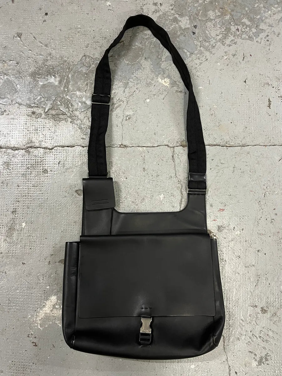 Prada Black Leather Crossbody Shoulder Bag (OS) noiFwYa 0