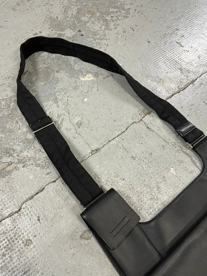 Prada Black Leather Crossbody Shoulder Bag (OS) noiFwYa 5