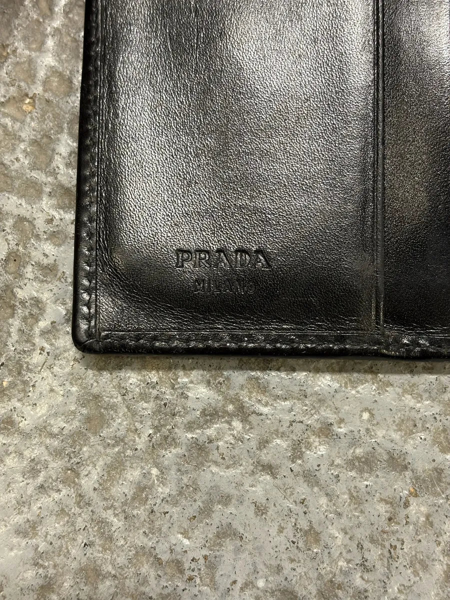 Prada Black Leather Wallet pJQCozL 3