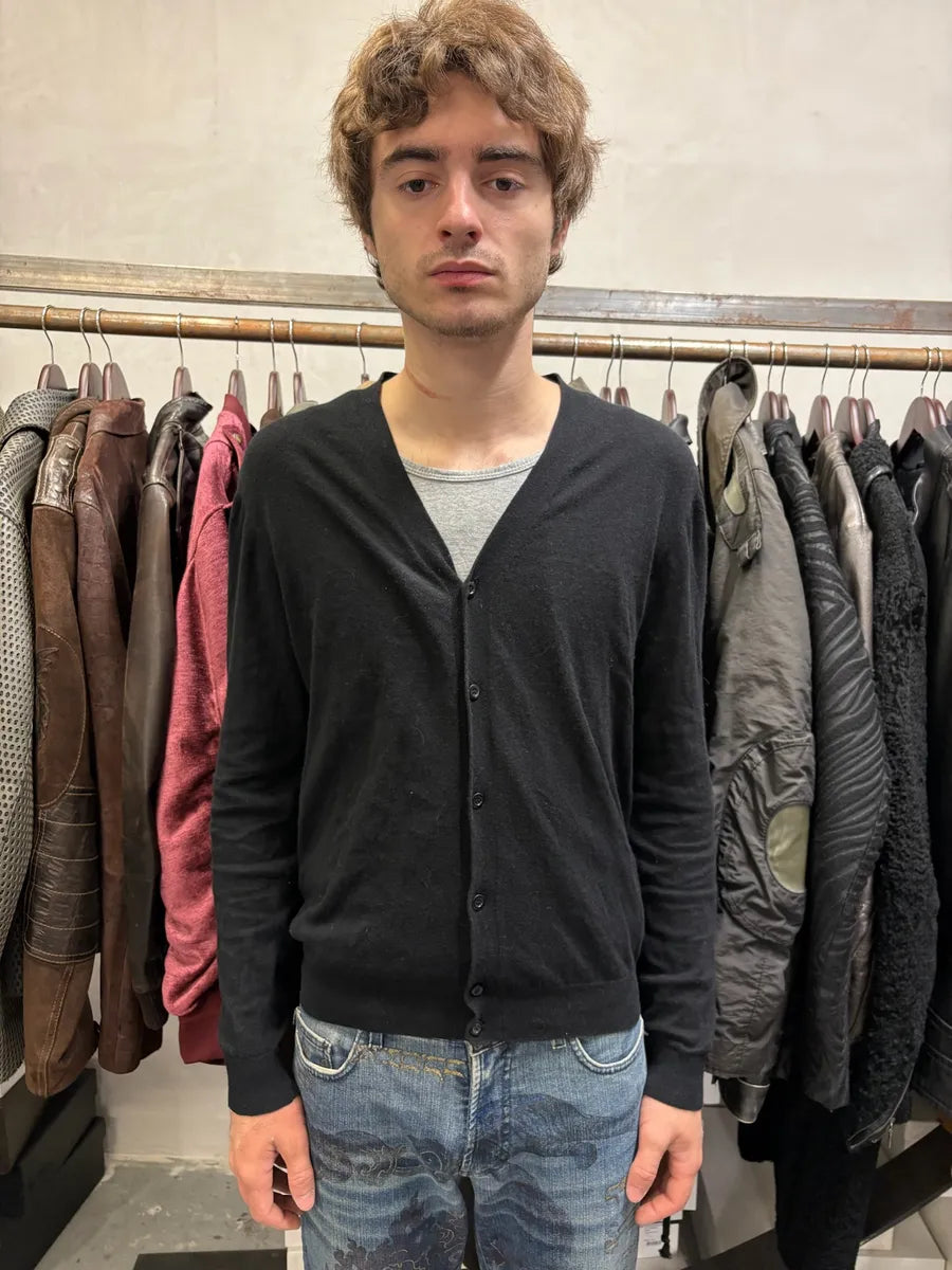 Prada Black Minimalist Cardigan Sweater hybjFJZ 1