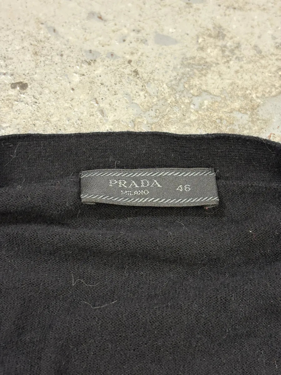 Prada Black Minimalist Cardigan Sweater hybjFJZ 6