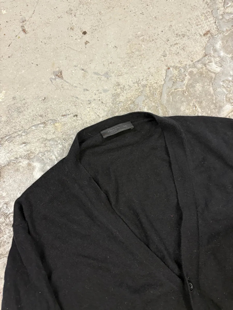 Prada Black Minimalist Cardigan Sweater hybjFJZ 7